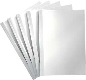 Thermobindemappen, Stärke 15 mm, Rückenblatt weiß