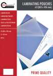 Laminierfolien, 303 mm x 426 mm, A3, Stärke 2 x 125...