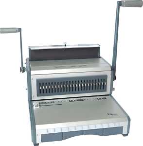 Drahtkammbindemaschine CB 6, 2:1, bis 280 Blatt binden, 23 Ringe