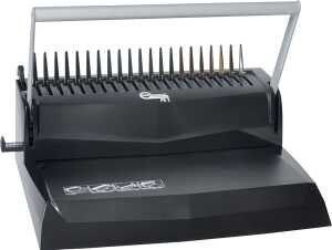 Plastikbindemaschine PB 2, bis 12 Blatt stanzen, bis 470 Blatt binden