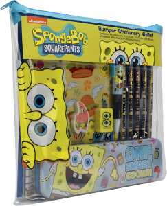 SpongeBob Schreibwaren Set 11-teilig, farbenfrohes, Ensemble