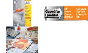 AVERY Zweckform Universal-Etiketten , 97 x 37 mm, weiß (72003678)