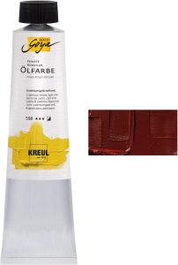 SOLO GOYA Feinste Künstler-Ölfarbe Siena gebrannt 255 ml Tube