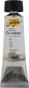 SOLO GOYA Feinste Künstler-Ölfarbe Silber 55 ml Tube