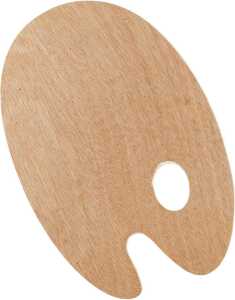 SOLO GOYA Holzpalette oval 25 x 30 cm