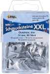 KREUL Schmucksteine XXL Quadrate klar 14 mm 50 St.