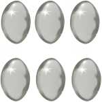KREUL Schmucksteine XXL Ovale ohne Schliff klar 40 mm 6 St.