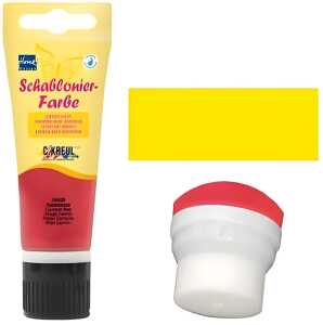 KREUL Schablonierfarbe Gelb 75 ml Tube