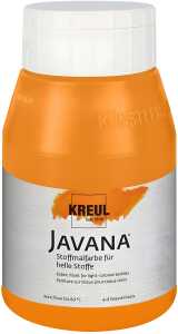 KREUL Javana Stoffmalfarbe für helle Stoffe Orange 500 ml