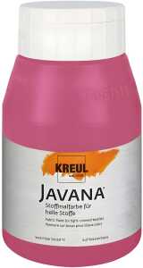 KREUL Javana Stoffmalfarbe für helle Stoffe Bordeaux 500 ml