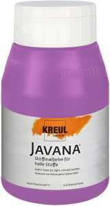 KREUL Javana Stoffmalfarbe für helle Stoffe Flieder 500 ml
