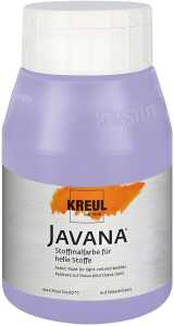 KREUL Javana Stoffmalfarbe für helle Stoffe Lavendel 500 ml