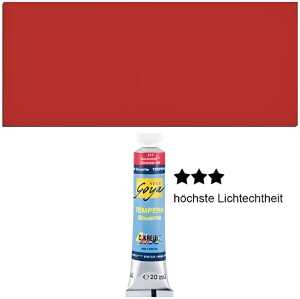 SOLO GOYA Tempera Gouache Englischrot hell 20 ml Tube