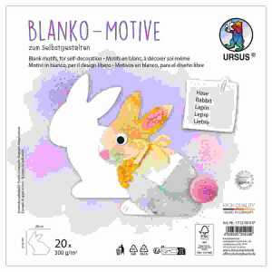 BLANKO-MOTIVE "HASE" 01 4008525254249
