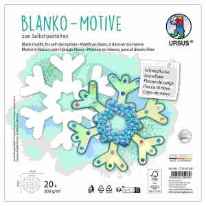 BLANKO-MOTIVE "SCHNEEFLOCKE" 04