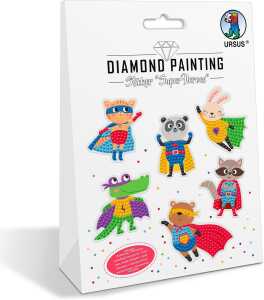 DIAMOND PAINTING STICKER "SUPER HEROES" MOT.01