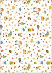 TRANSP.PAPIER "HERBSTWICHTEL"115G.A4,5BL.MOT.02