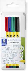 Staedtler Fineliner Noris writing.pen, 4ST