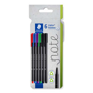 Staedtler Fineliner triplus rPP, 6ST 4007817165430
