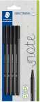 Staedtler Fineliner triplus rPP, schw. 4St BK