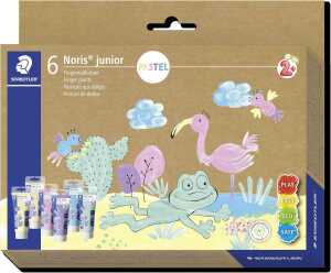 Staedtler Fingermalfarbe NJ Pastell 6St Etui