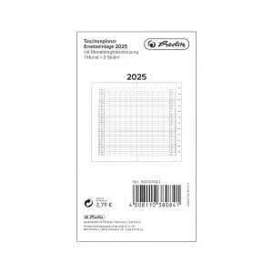 Taschenpl.Ersatzeinl.m.Reg.2025