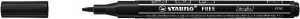 STABILO FREE Acrylic T100 schwarz mit Sleeve