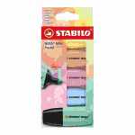 STABILO BOSS MINI Pastel 5er Etui mit Hängelasche