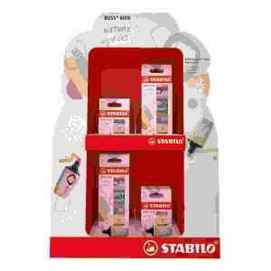 STABILO BOSS MINI Naturevibes 72er Display