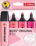 STABILO BOSS ORIGINAL 4er Etui Shades of Pink