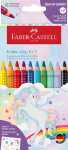 Faber Castell Buntstift Grip Jumbo 5,3 mm Einhorn 8+2 Etui