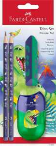 Faber Castell Bleistiftset Dino 2 Bleist HB Rad+Sp
