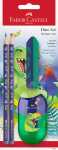 Faber Castell Bleistiftset Dino 2 Bleist HB Rad+Sp