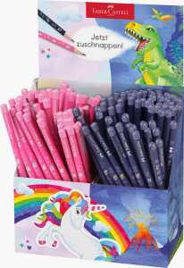 Faber Castell Bleistift Dino & Einhorn HB Köcher