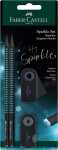 Faber Castell Bleistiftset Sparkle 2 Bleist B Rad+Sp ocean