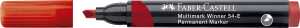 Faber Castell Marker Multimark W-54-E Keilspitze rot