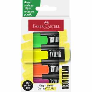 Faber Castell Textmarker TXTLNR Superfluor 4er