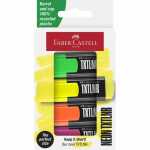 Faber Castell Textmarker TXTLNR Superfluor 4er