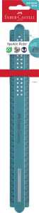 Faber Castell Lineal 30 cm bruchsicher Sparkle ocean