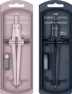 Faber Castell Schnellverstellzirkel Kr 340mm Stream25 sort.