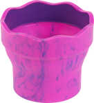 Faber Castell Wasserbecher Clic&Go pink marble