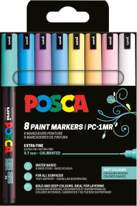 Faber Castell Marker UNI POSCA PC-1MR 0,7 mm 8er Soft