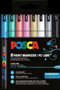 Faber Castell Marker UNI POSCA PC-1MR 0,7 mm 8er Metallic I