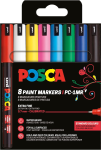 Faber Castell Marker UNI POSCA PC-1MR 0,7 mm 8er Basic