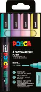 Faber Castell Marker UNI POSCA PC-5M 1,8-2,5 4er Pastell