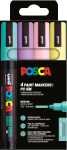 Faber Castell Marker UNI POSCA PC-5M 1,8-2,5 4er Pastell