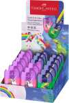 Faber Castell Doppelspitzdose oval Dino & Einhorn sortiert