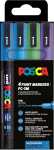 Faber Castell Marker UNI POSCA PC-3M 0,9-1,3 4er Glitter c