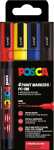 Faber Castell Marker UNI POSCA PC-3M 0,9-1,3 4er Basic