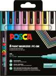 Faber Castell Marker UNI POSCA PC-3M 0,9-1,3 8er Soft Color